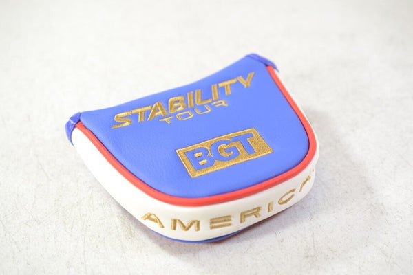 BGT Stability Tour American Red White Blue Mallet Putter Head Cover #162358 - Golf Club Brokers