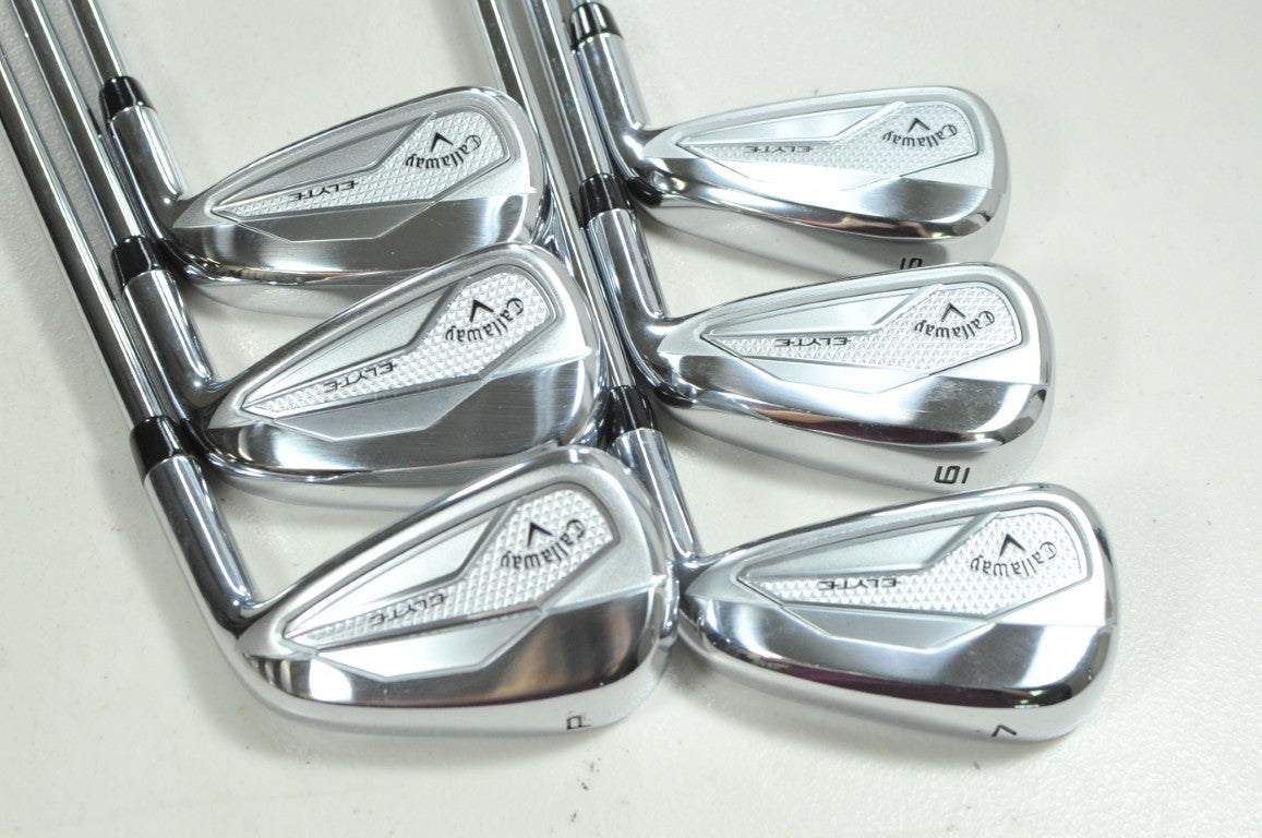 Callaway Elyte 5-PW Iron Set Stiff Flex Right Vector 90g Steel # 205710