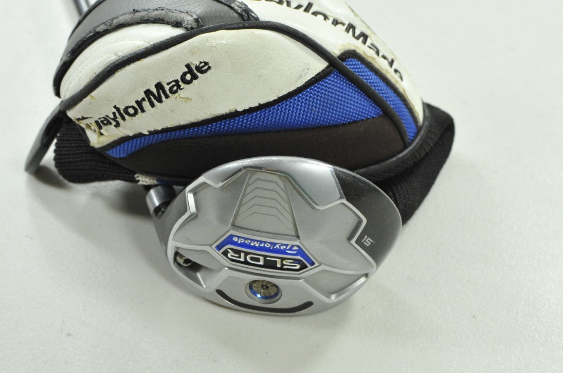 TaylorMade SLDR 3-15* Fairway Wood Stiff Flex RH Speeder 77g Graphite # 203511
