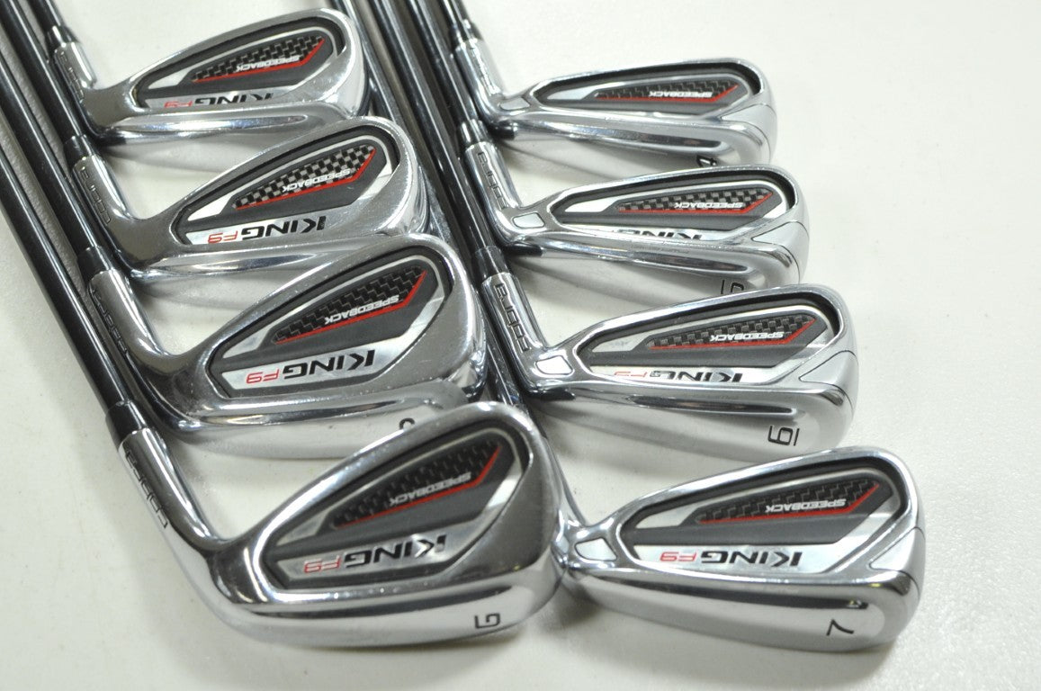 Cobra King F9 Speedback 4-PW,GW Iron Set Regular Flex RH Atmos Graphite # 207285