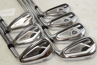 Titleist T300 2021 5-PW,48* Iron Set Right Stiff Flex AMT Red Steel # 174754