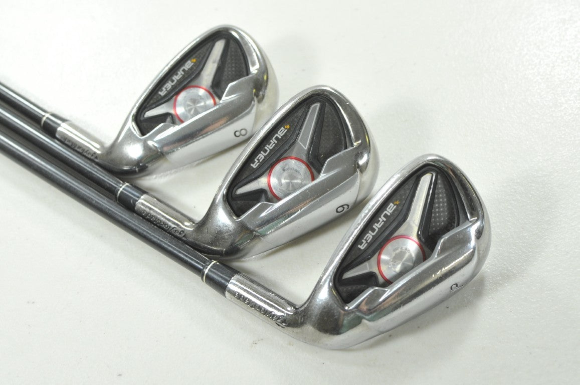 TaylorMade Burner 2009 Single 8, 9, PW Irons Regular Flex Right Graphite 212766