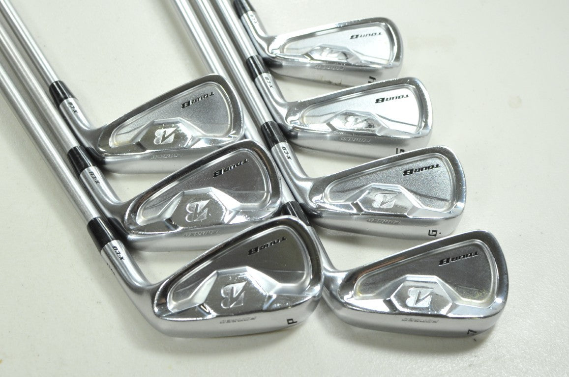 Bridgestone Tour B X-CB 4-PW Iron Set Stiff RH KBS Tour C-Taper Steel # 184839