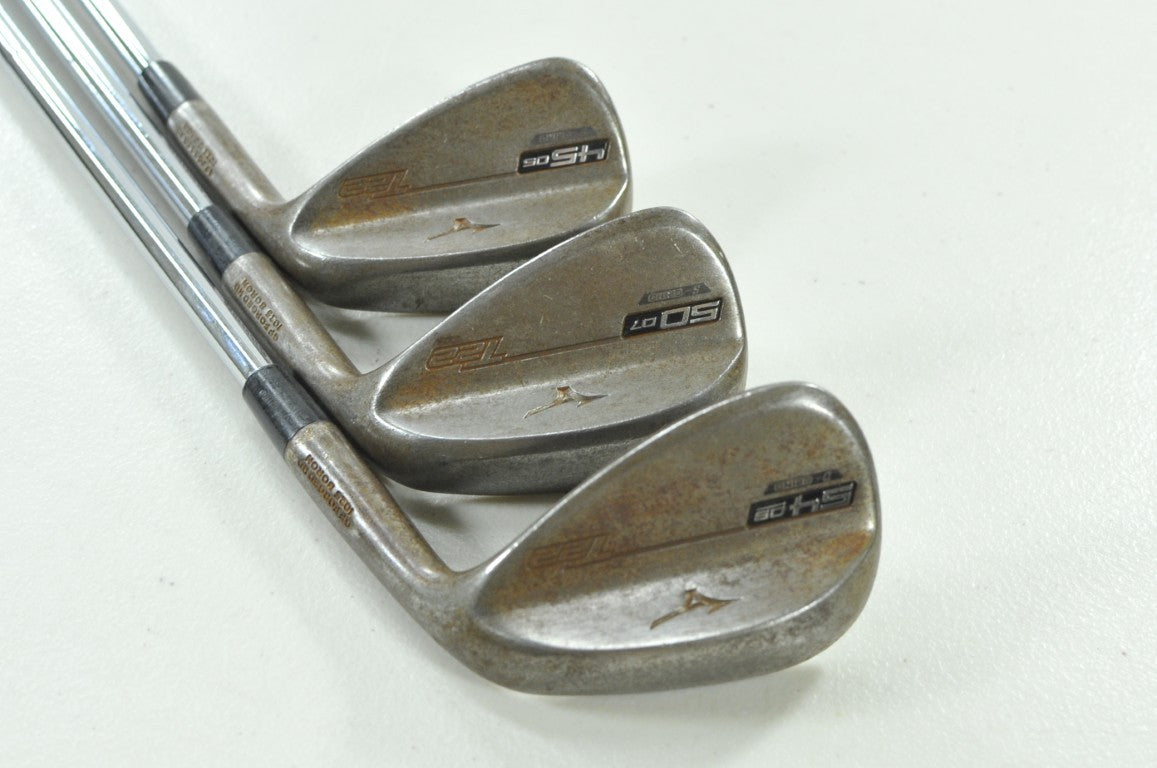 Mizuno T22 Raw 45*, 50*, 54* Wedge Set X-Stiff RH KBS Hi-Rev 2.0 Steel # 206735
