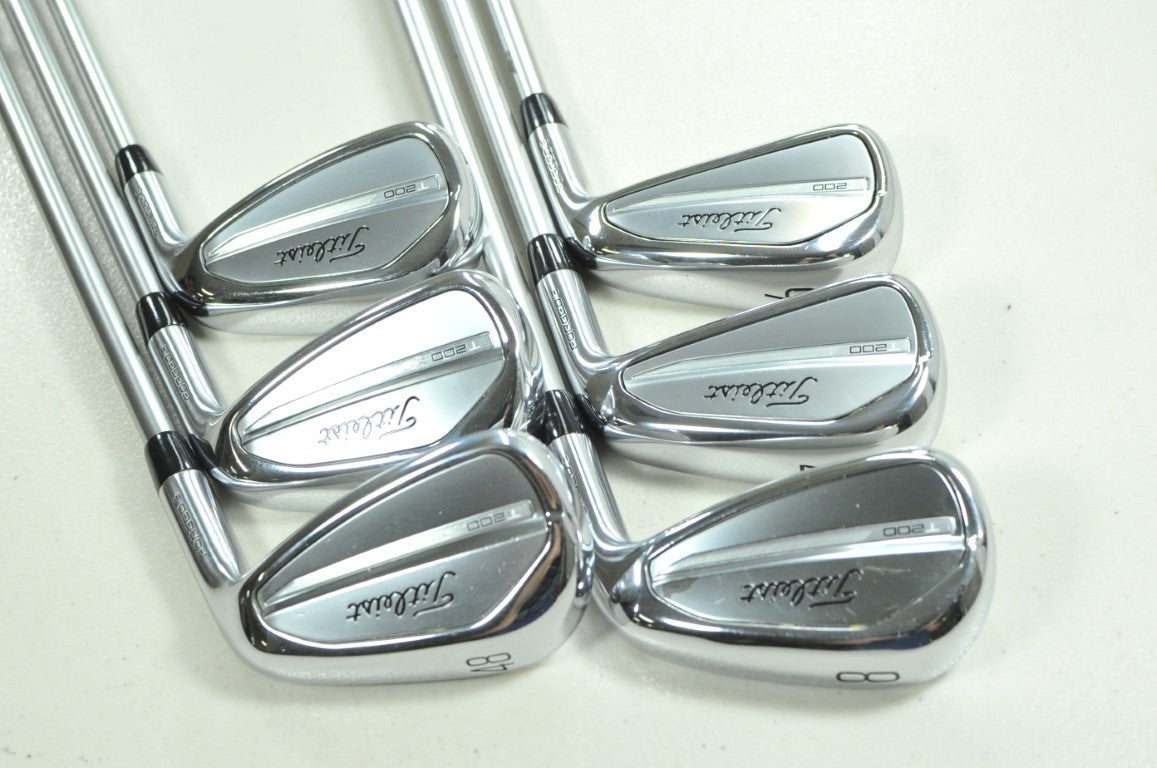 Titleist T200 2023 6-PW,48* Iron Set Regular Flex RH Fubuki MV Graphite # 205179