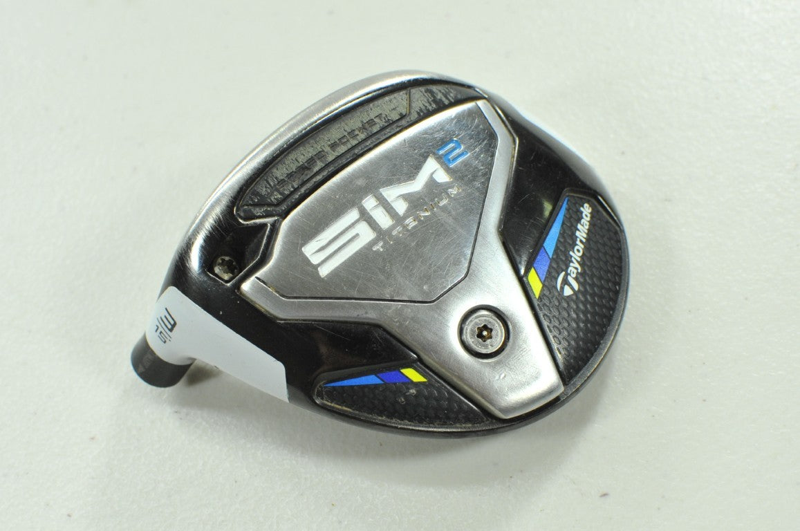 LEFT HANDED TaylorMade SIM2 Ti 3-15* Fairway Wood HEAD ONLY  #192303