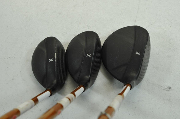 LEFT HANDED PXG 0341 X Gen2 #3 Fairway Wood, 0317 X 19* and 22* Hybrids #182335 - Golf Club Brokers