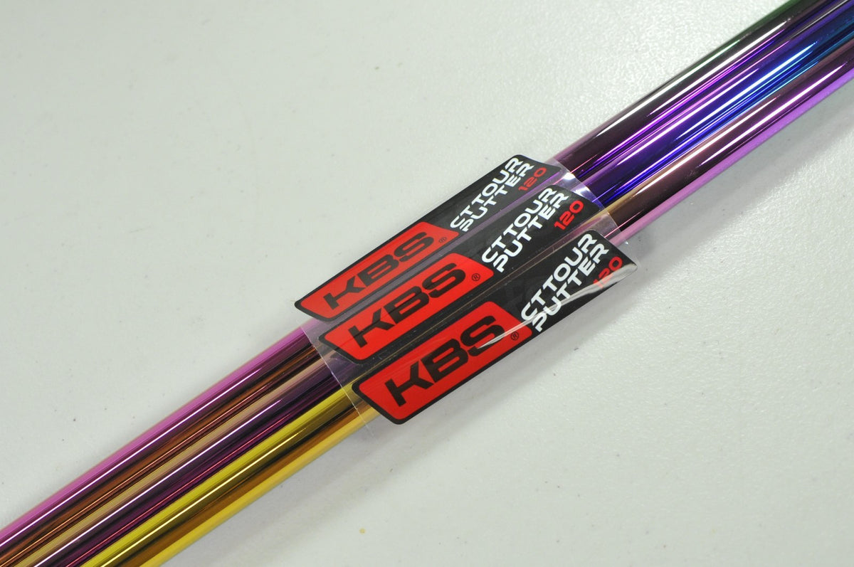 KBS CT Tour 120 Rainbow PVD Uncut Putter Shaft .370 Shaft Steel  # 208856