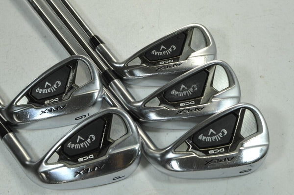 Callaway Apex 21 DCB 6-PW Iron Set Right Stiff Flex Elevate Steel # 179212