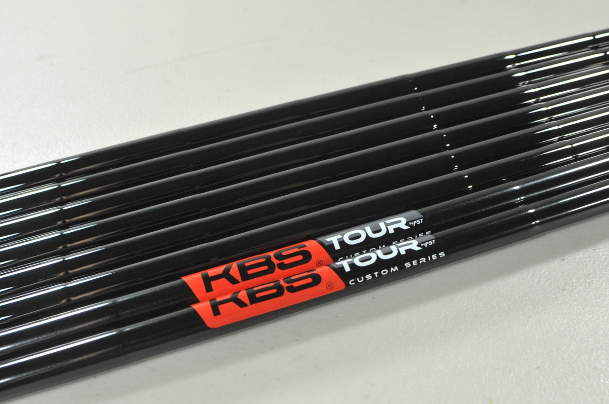 NEW KBS Tour FLT Black 110G Regular 3-PW Iron Shaft Set Steel Taper .355 212414