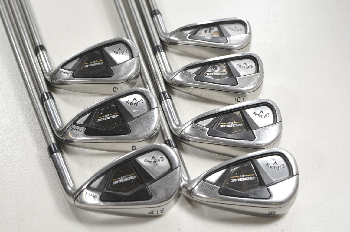 Callaway Rogue ST MAX 5-PW,AW Iron Set Regular Flex Right SteelFiber 90 # 214177