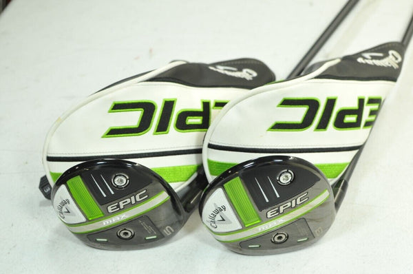 LEFT HANDED Callaway Epic Max 2021 3 and 5 Fairway Wood Set Regular Flex #182560