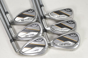 Callaway Mavrik 5-6,8-PW,AW Iron Set Regular Flex Catalyst 5.5 Graphite #219988