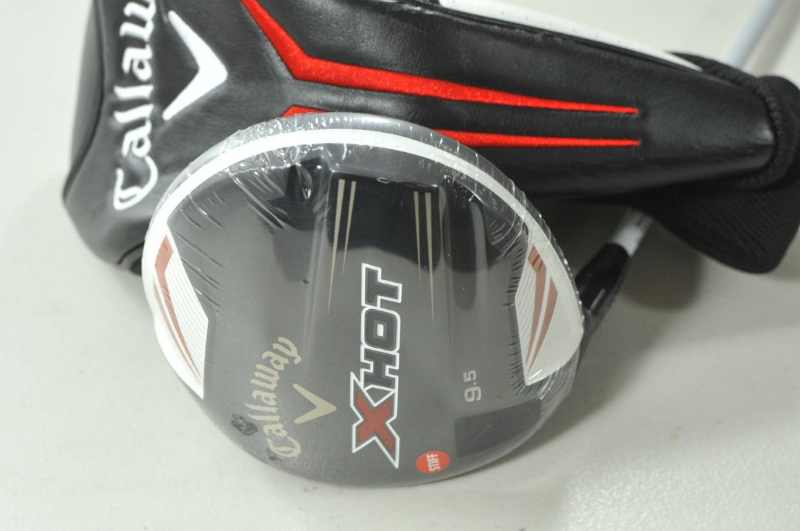 LEFT HANDED Callaway X Hot 9.5* Driver Stiff Flex Project X NOS NEW # 210832