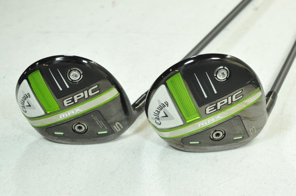 LEFT HANDED Callaway Epic Max 2021 3 and 5 Fairway Wood Set Regular Flex #182560