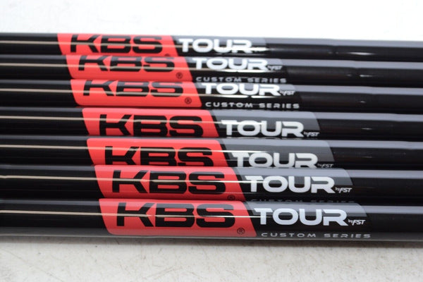 KBS Tour Custom Black 130 X Stiff 4 - W Shaft Set .355 Steel # 177524 - Golf Club Brokers