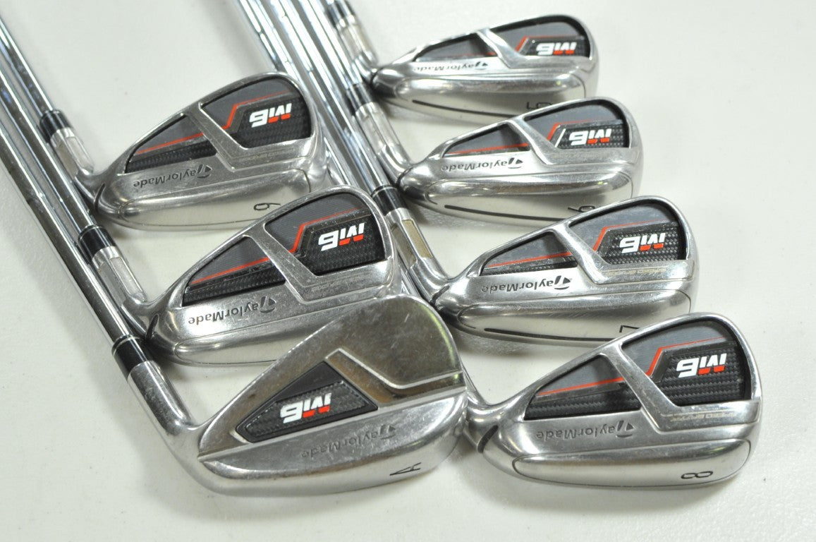 TaylorMade M6 5-PW,AW Iron Set Stiff Flex Right KBS Tour Steel # 206514