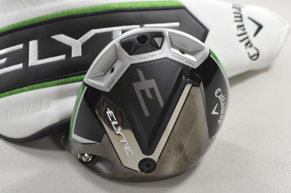 Callaway Elyte 9* Driver HEAD ONLY with Headcover SMALL CRACK  #209397