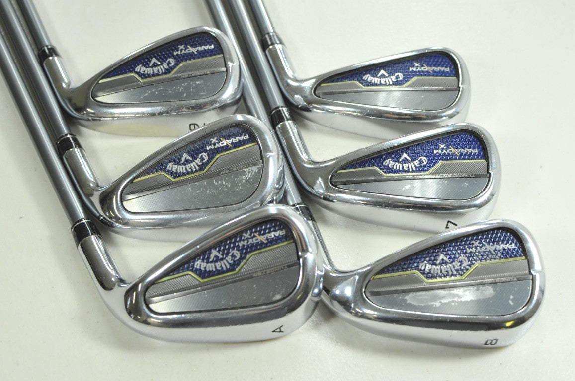 Callaway Paradym X 6-PW,AW Iron Set Regular Flex RH HZRDUS 5.5 Graphite # 208225