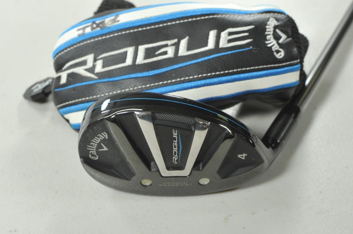 LEFT HANDED Callaway Rogue 4-21* Hybrid Senior Flex Synergy 50g Graphite #212561