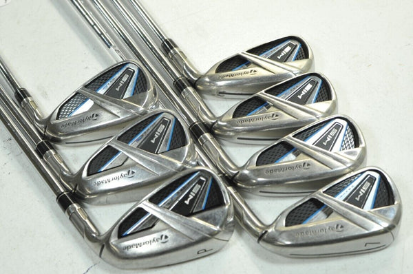 TaylorMade SIM Max 4-PW Iron Set Right Stiff Flex KBS MAX 85 Steel # 183315