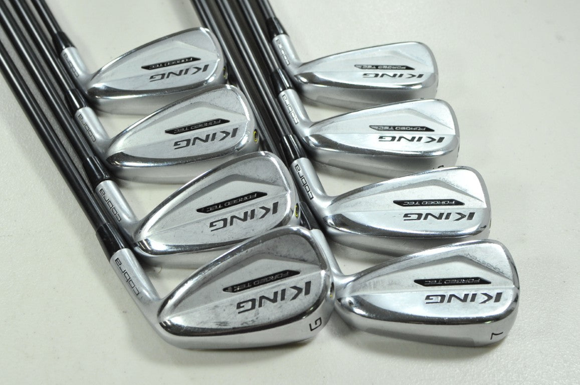 Cobra King Forged Tec 2020 4-PW,GW Iron Set Stiff RH Catalyst Graphite # 203909