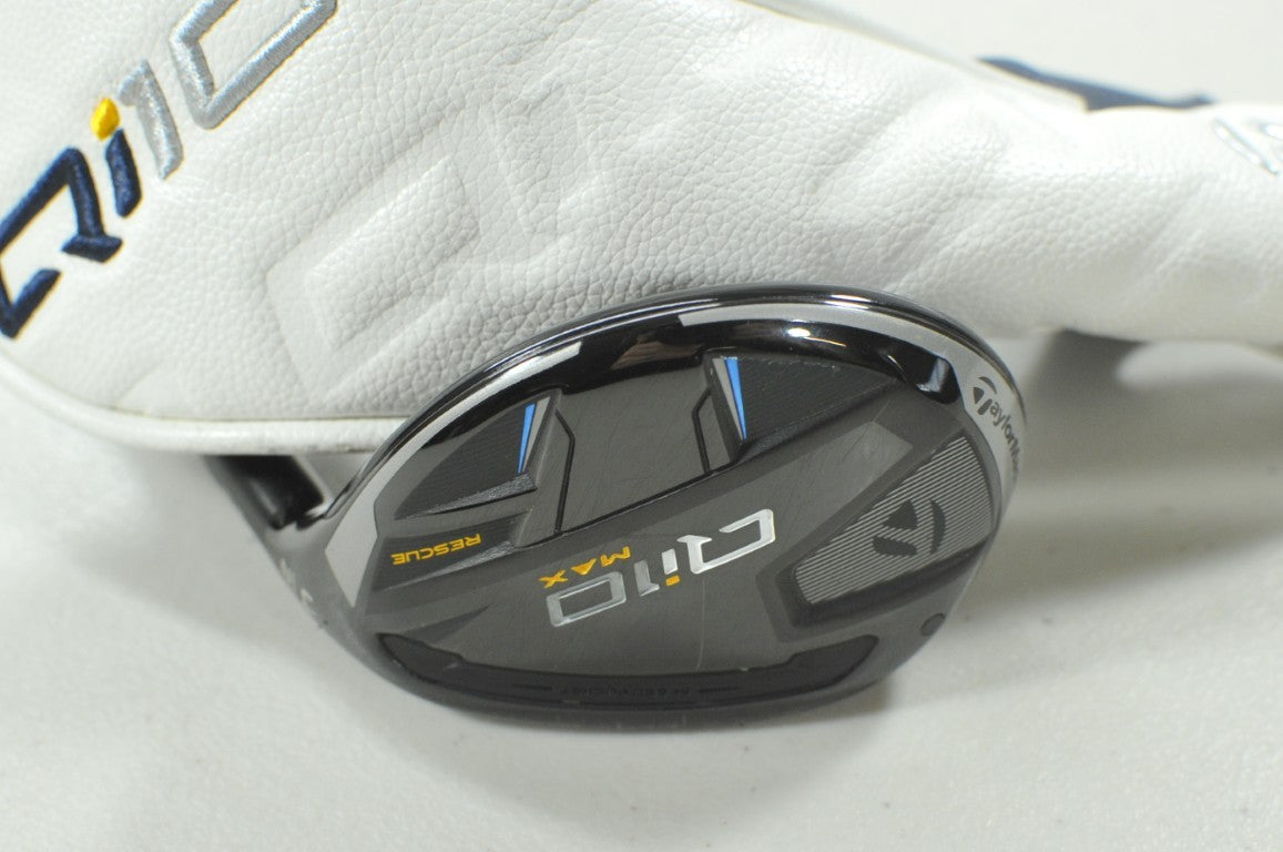 TaylorMade Qi10 Max Rescue 4-23* Hybrid Stiff Flex Right 60g Graphite # 210705
