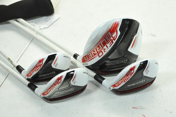 TaylorMade AeroBurner White 10.5* Driver and 3, 4, 5 Hybrids Set Regular #182536