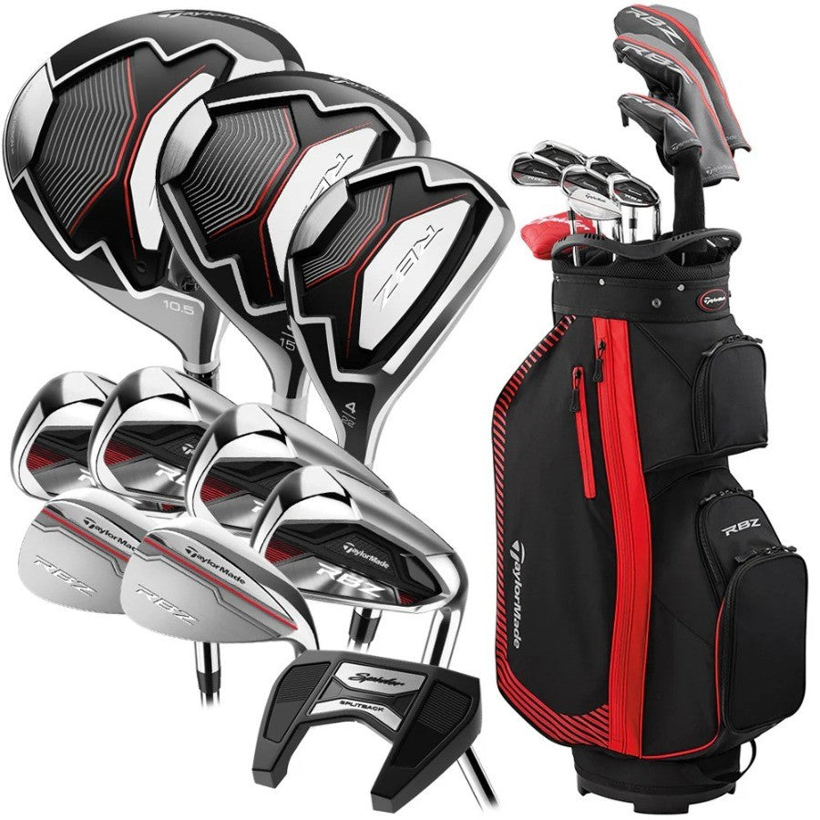 LEFT HANDED TaylorMade RBZ 2025 Complete 11pc with Bag Full Set Regular # 208497