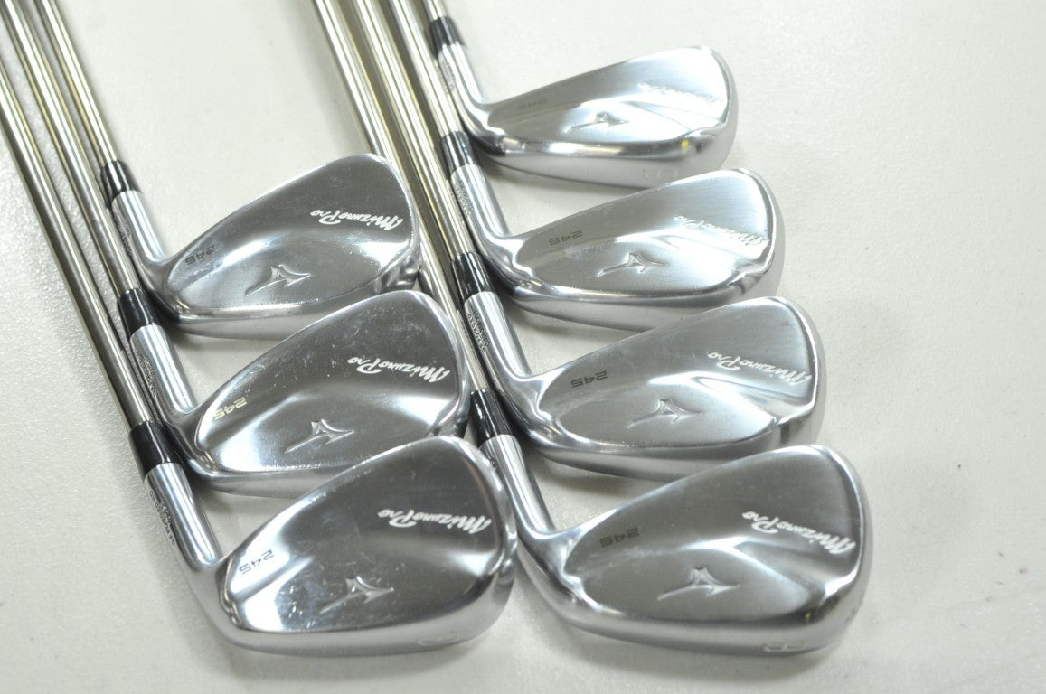 Mizuno Pro 245 5-PW,GW Iron Set Stiff Flex Right Recoil 95 F4 Graphite # 209656