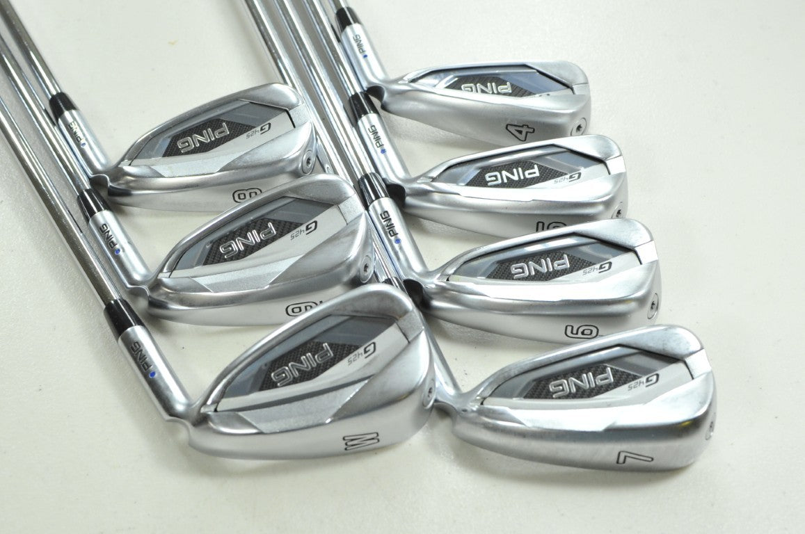 Ping G425 4-W Iron Set Regular Flex Blue Dot Right AWT 2.0 Steel # 203311