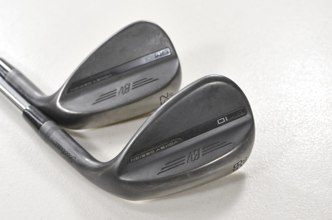 Titleist Vokey SM10 Jet Black 52*, 58* Wedge Set RH BV Wedge Flex Steel #214553