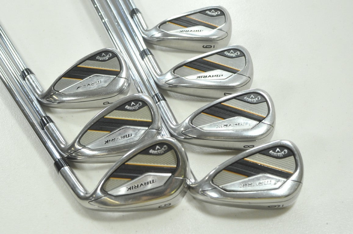 Callaway Mavrik 6-PW,AW,GW Iron Set Regular Flex Right KBS MAX 80g Steel #212031