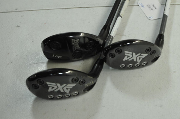 LEFT HANDED PXG 0317 X 19*, 22*, 25* Hybrid Set Stiff Flex Graphite #182334