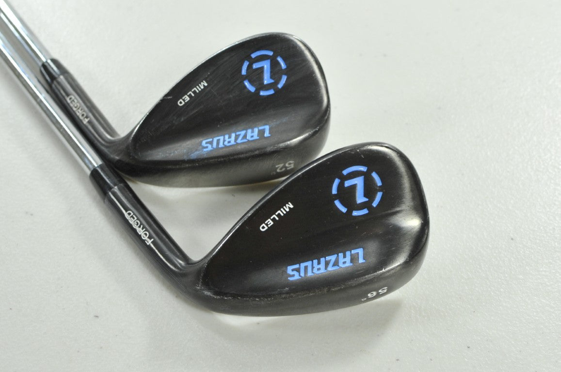 Lazrus Milled Black 52*, 56* Wedge Set Right Stiff Flex Steel # 205465