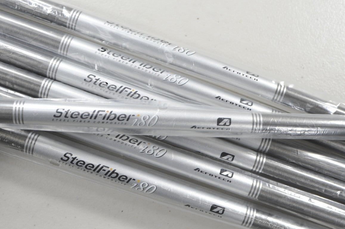Aerotech SteelFiber 80 Senior Flex 7pc Iron Shaft Set Parallel Tip .370