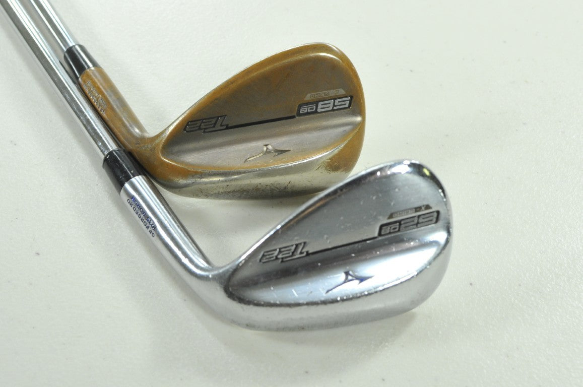 Mizuno T22 Denim Copper 58*, Chrome 62* Wedge Set RH Stiff Flex Steel # 205874