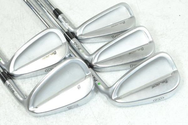 Ping iBlade 6 - W Iron Set Green Dot Right X - Stiff Flex Steel # 179500 - Golf Club Brokers