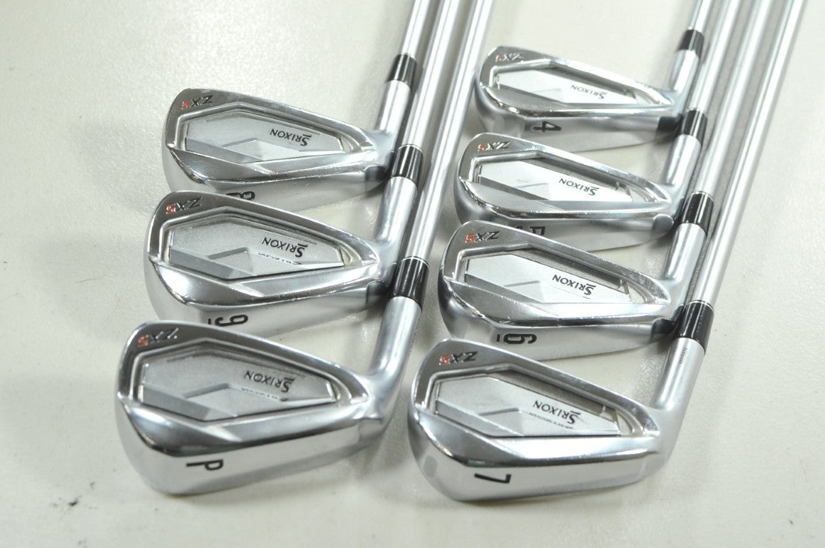 LEFT HANDED Srixon ZX5 MKII 4-PW Iron Set Stiff KBS Tour C Taper Steel #213000