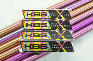 KBS C - Taper Lite 105 PVD Rainbow 5 - PW Shaft Set Regular Flex Steel # 180239 - Golf Club Brokers