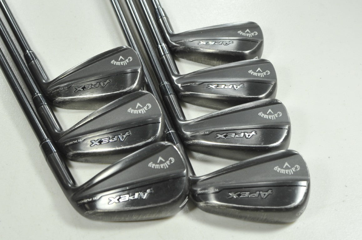 Callaway Apex Ti Fusion 5-PW,AW Iron Set Regular Flex Right MPH Steel # 207463