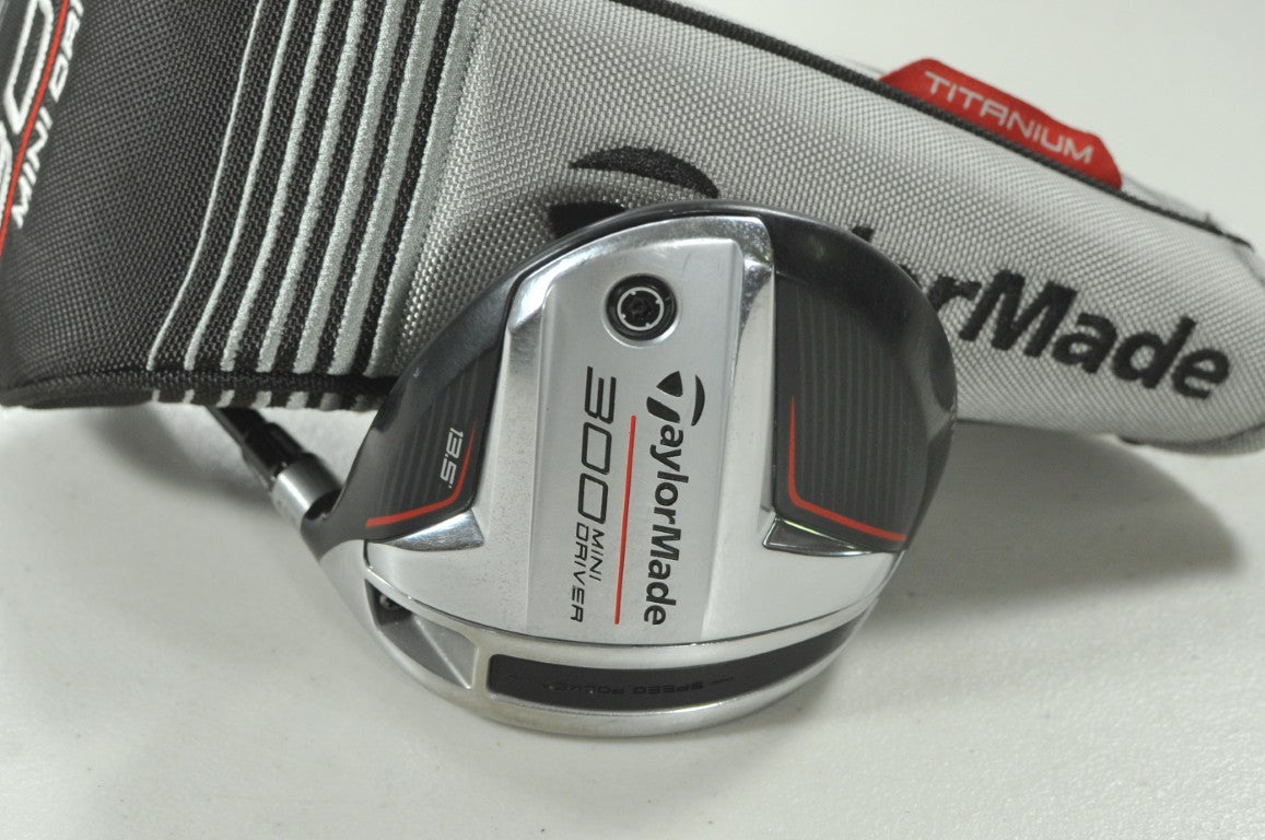 TaylorMade 300 Mini 13.5* Driver Stiff Flex Right HZRDUS RDX Red 6.0 75g #212118