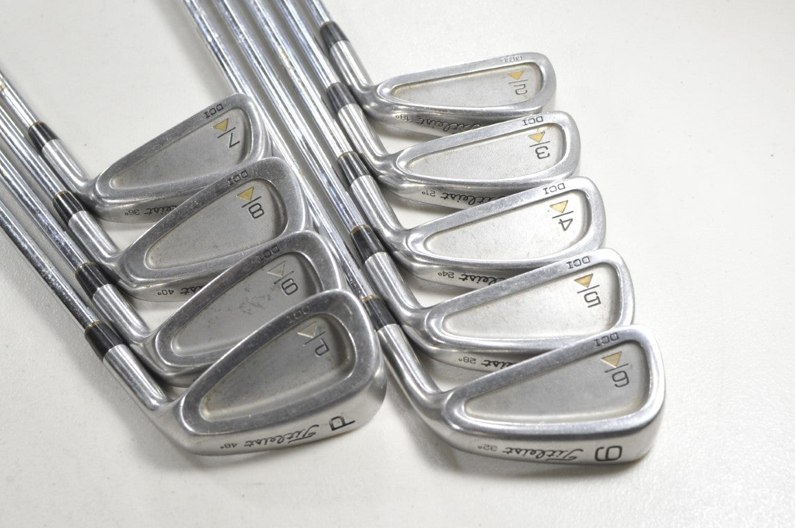 Titleist DCI Gold 2-PW Iron Set Stiff Flex Right MS-209 Steel  # 216174