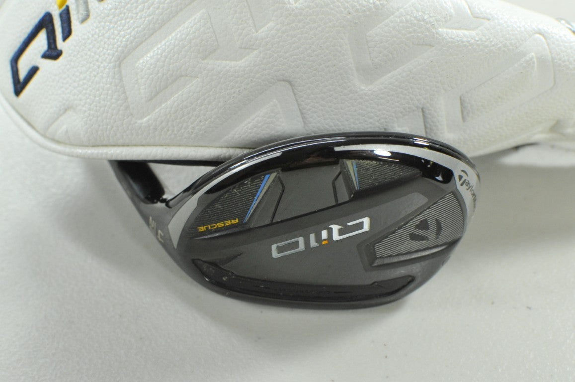 TaylorMade Qi10 Rescue 4-22* Hybrid Stiff Flex Right Ventus TR Graphite # 206672