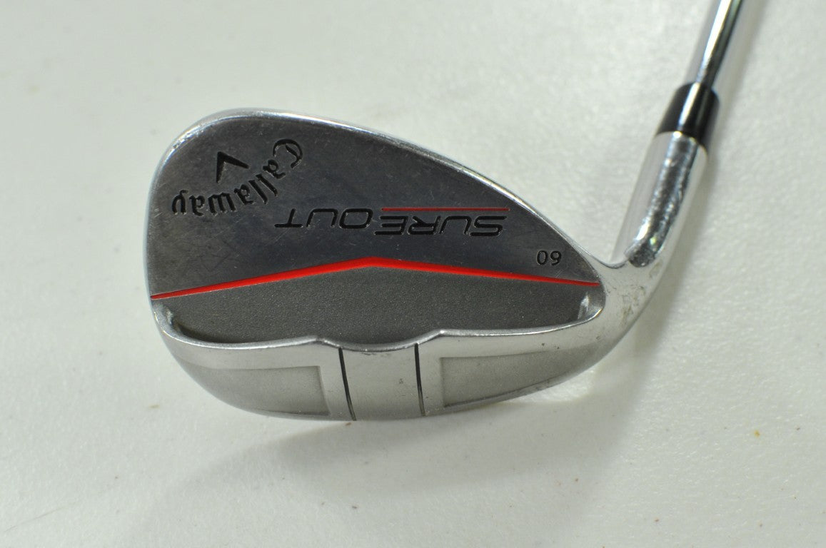 LEFT HANDED Callaway Sure Out 60* Wedge KBS Wedge Flex 90g Steel #204188