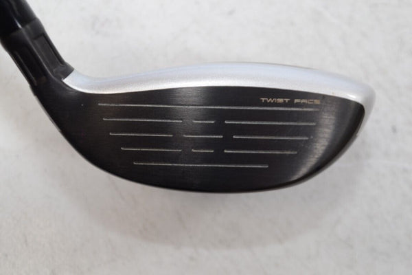 LEFT HANDED TaylorMade M6 Rescue 4 - 22* Hybrid Senior Flex Atmos Graphite #178361 - Golf Club Brokers