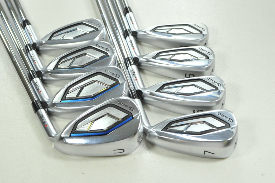 Ping G440 4-W,UW Iron Set Regular Flex Red Dot Right AWT 3.0 Steel # 204199