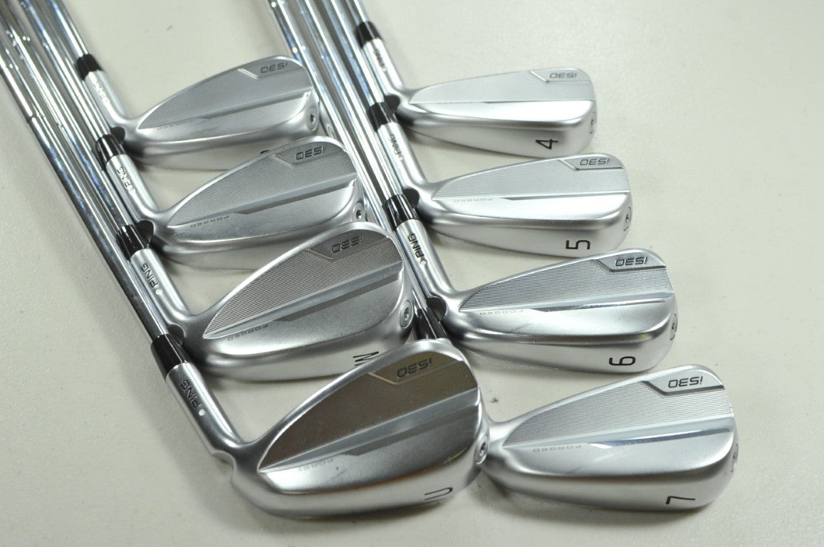 Ping i530 4-W,UW Iron Set Stiff Flex White Dot Right DG S300 120g Steel # 208306