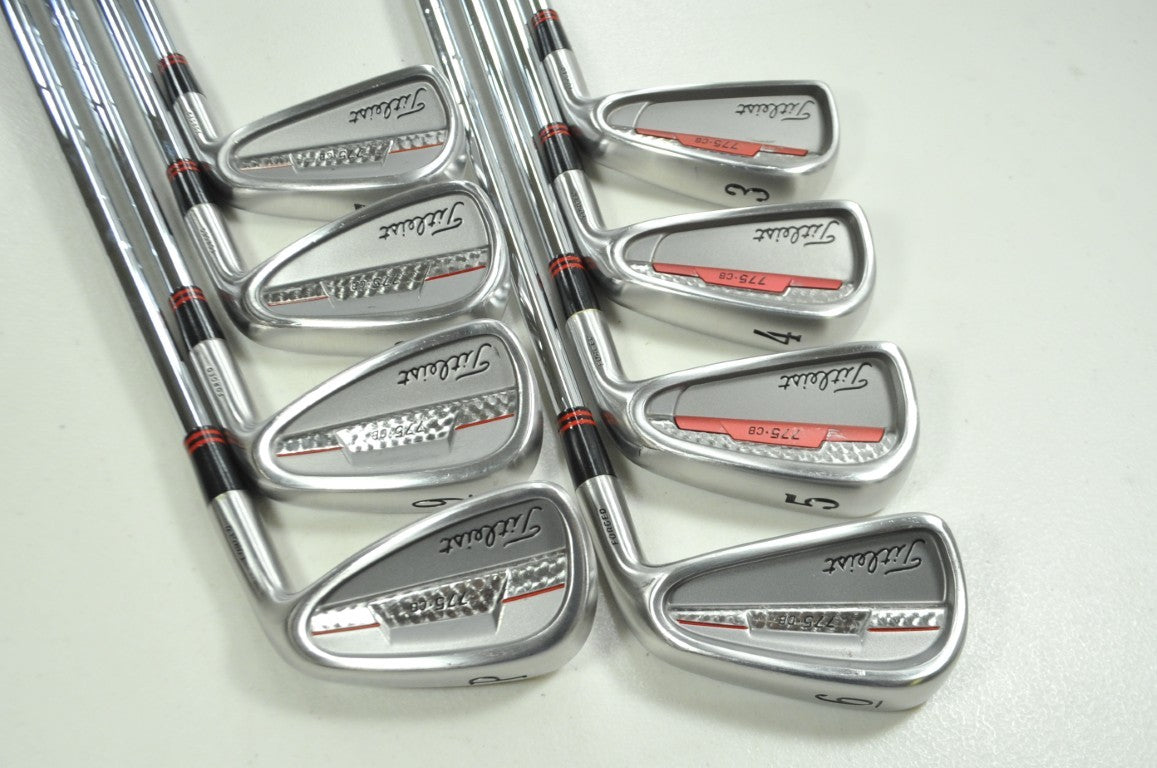 Titleist 775.CB 3-PW Iron Set Stiff Flex Right KBS Tour 90 Steel # 199909