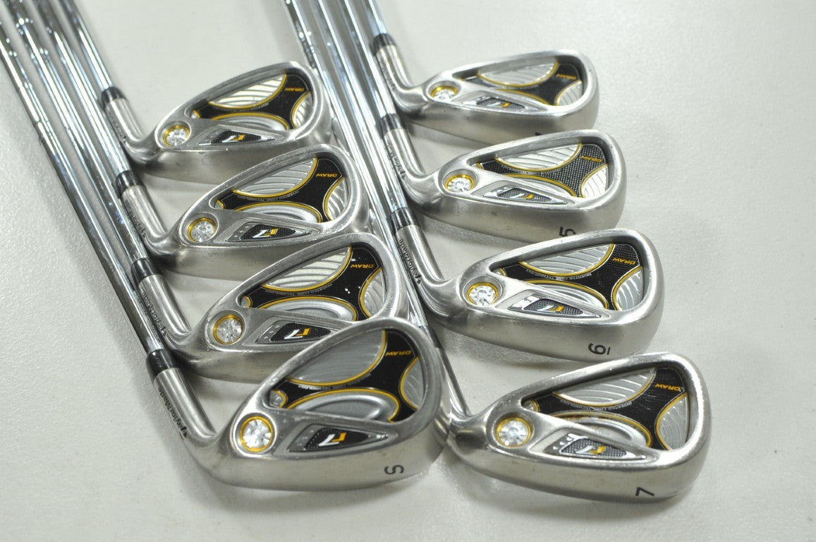 TaylorMade r7 Draw 4-PW,SW Iron Set Regular Flex Right Steel # 210823